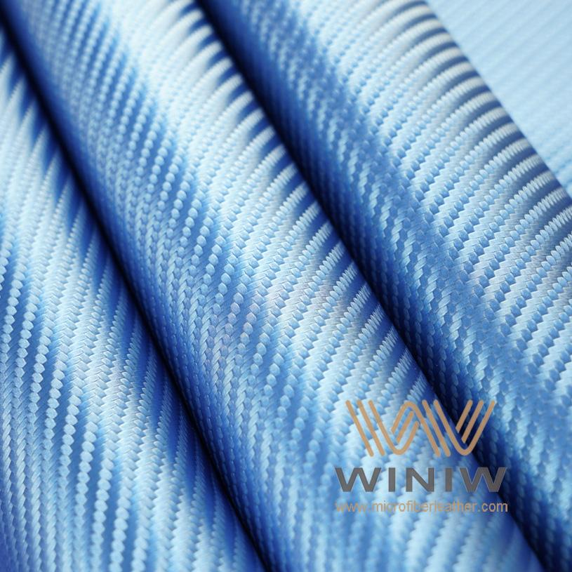 Vinyl Carbon Fiber Upholstery Fabric Material