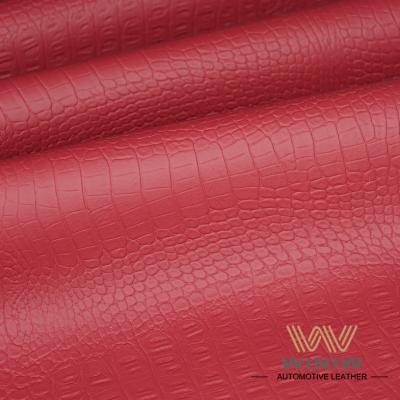 الصين الرائدة Clear-Texture Polyurethane Leather Fabric for Auto Interior المورد