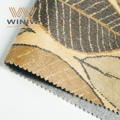 الصين الرائدة Artificial Leather Micro Fiber Home Decoration Materia For Sofa المورد