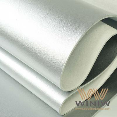 جلد صناعي لامع للصنادل ذات النعل السميك